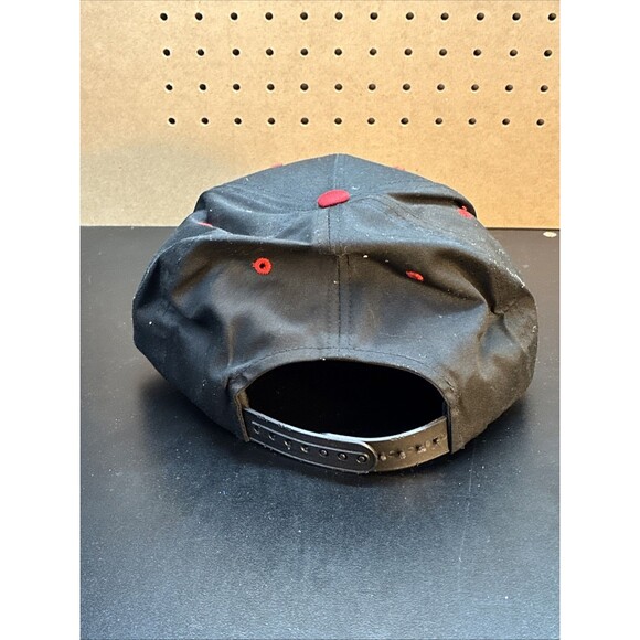 1997 NASCAR Daytona 500 Winston Cup Series Black Red Snapback Hat trucker - Picture 4 of 7